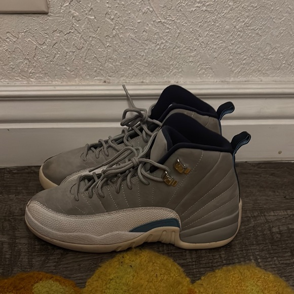Air Jordan 12 Retro Grey Sneakers Men/Women/Youth - Picture 1 of 3